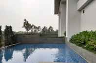 Swimming Pool Cozy Living 1BR Apartment at Bintaro Plaza Residence
