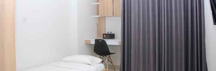 Kamar Tidur Comfortable Studio at Dave Apartment