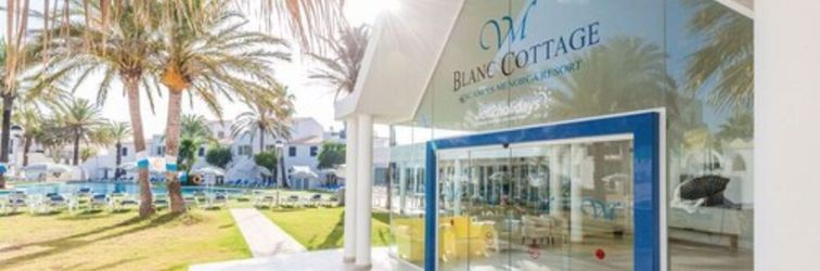外部的 Aparthotel Vacances Menorca Blanc Cottage