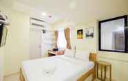 ห้องนอน 6 Comfy And Homey Studio Room At Meikarta Apartment