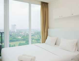 Bedroom 2 Homey And Cozy Studio Room At Tree Park City Bsd Apartment