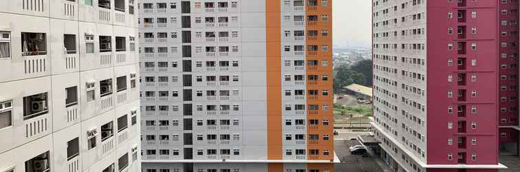 Exterior Comfy Studio Green Pramuka City Apartment Near Mall