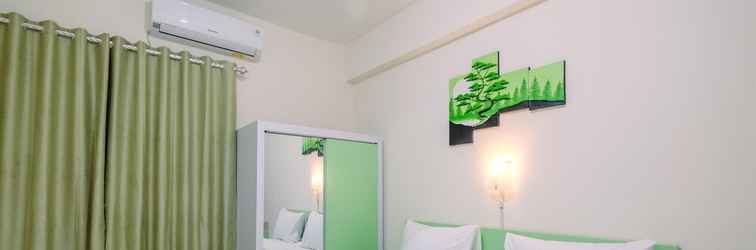 Bilik Tidur Comfortable And Minimalist Studio At Bogorienze Apartment