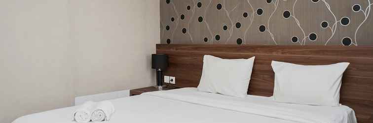 Bedroom Comfy Studio Apartment Atria Residences Near Summarecon Mall Serpong