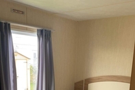 ห้องนอน Lovely 3-bed Caravan in Beautiful North Wales