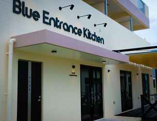 Exterior 2 Blue Entrance