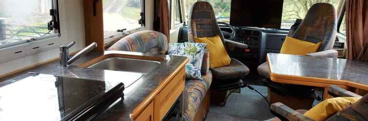 Sảnh chờ Large Static Motorhome-stunning Countryside Views