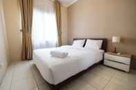 ห้องนอน Relaxing 2BR at Sudirman Park Apartment