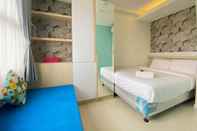 Kamar Tidur Homey and Clean 1BR Apartment at Parahyangan Residence