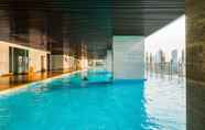 Swimming Pool 4 Nice and Fancy Studio at Menteng Park Apartment