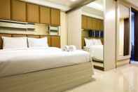 Kamar Tidur Modern Furnished Studio Apartment Near MT Haryono And Cawang