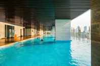 Swimming Pool Strategic and Minimalist Studio at Menteng Park Apartment