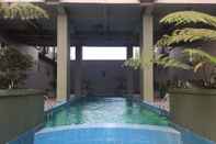 Swimming Pool Modern and Comfy Studio Room at Grand Asia Afrika Apartment