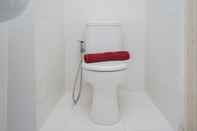 Toilet Kamar Brand New Minimalist Studio Apartment Aeropolis Residence