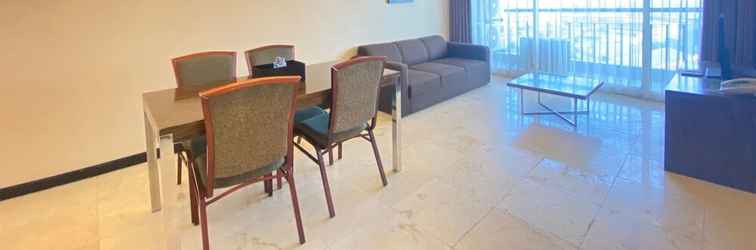 Lobby Prime & Cozy 3BR at Braga City Walk Apartment