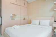 Bedroom Comfy And Tidy Studio Apartment At Tamansari Sudirman