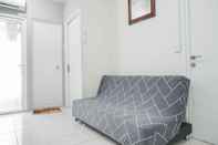 Common Space Nice And Cozy Living 2Br At Green Pramuka City Apartment