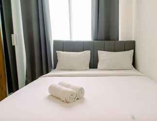 ห้องนอน 2 Fully Furnished With Cozy Design Studio Sky House Bsd Apartment