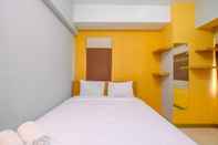 Bedroom Comfy And Tidy Studio Apartment Margonda Residence 3 Near Campus Area