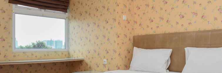 ห้องนอน Comfort Living 1Br At Green Pramuka City Apartment