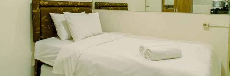 Bedroom Comfy Studio Apartment At Aeropolis Residence Near Soetta