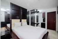 Bedroom Comfort Living Studio Apartment At Mangga Dua Residence