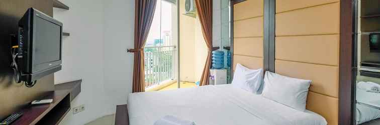 Bedroom Best Deal Studio Apartment At Mangga Dua Residence