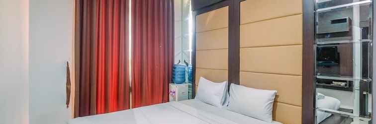 Bedroom Best Deal Studio Apartment At Mangga Dua Residence