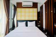 Bedroom Simple And Comfort Studio Apartment At Mangga Dua Residence