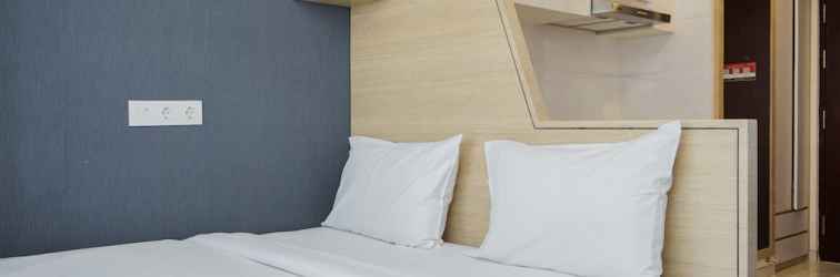 Bedroom Comfortable And Simply Studio At Sky House Bsd Apartment