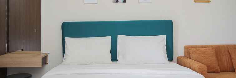 Bedroom Comfortable And Simply Studio At Serpong Greenview Apartment