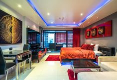 臥室 7 Absolute Bangla Suites Night Walking Street Rooftop Pool L-04