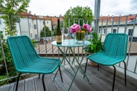 Kamar Tidur Apartment With Terrace and King Bed in Krems City