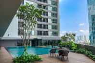 Swimming Pool Minimalist and Homey 1BR at Ciputra World 2 Apartment