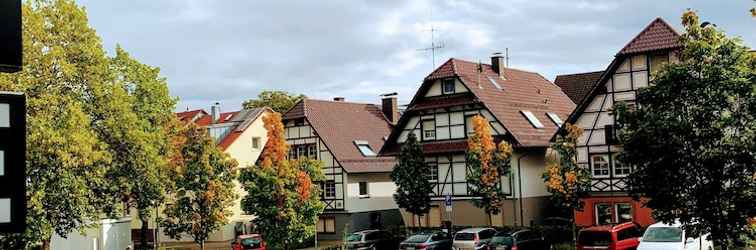 ภายนอกอาคาร Pension am Marktplatz in Karlsbad