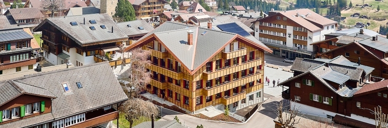 ภายนอกอาคาร Apart Hotel Adelboden am Dorfplatz