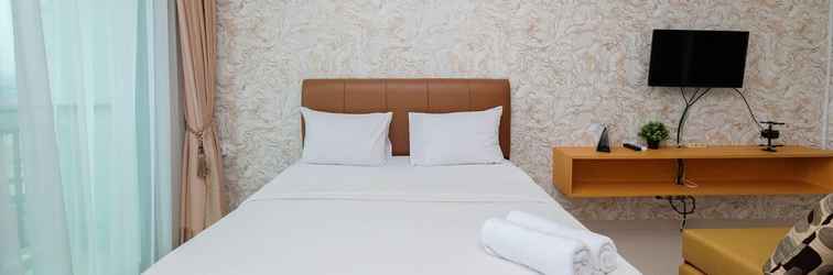 Kamar Tidur Nice And Cozy Studio Apartment At Nine Residence