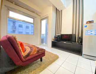 Kamar Tidur 2 Stylish & Bright 1Br Apartment At Grand Asia Afrika Residence