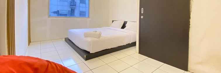 Kamar Tidur Stylish & Bright 1Br Apartment At Grand Asia Afrika Residence