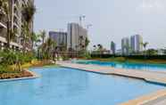 Swimming Pool 6 Nice And Comfort Studio At Sky House Bsd Apartment