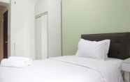 Bedroom 3 Spacious Studio Apartment At Easton Park Jatinangor Near Unpad