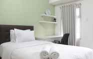 Bedroom 5 Spacious Studio Apartment At Easton Park Jatinangor Near Unpad