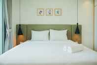 Bedroom Comfy And Minimalist Studio At Embarcadero Bintaro Apartment