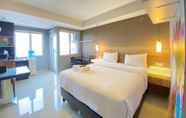 Bedroom 6 Spacious And Modern Studio Room At Sudirman Suites Bandung