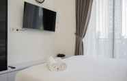 ห้องนอน 5 Elegant And Comfy Studio At Sky House Bsd Apartment