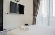 Bedroom 5 Elegant And Comfy Studio At Sky House Bsd Apartment