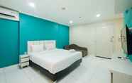 ห้องนอน 4 Comfy And Minimalist Studio At City Home Moi Apartment