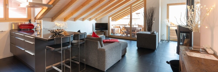 Lobby Chalet Apartments Iseltwald