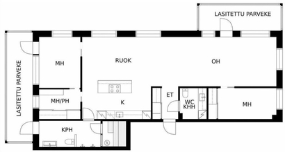 Kamar Tidur 4 2ndhomes Ranta-Tampella Kaplan 1 Apt.