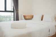 Bedroom Comfortable Design 2BR with Washing Machine Sky House BSD Apartment